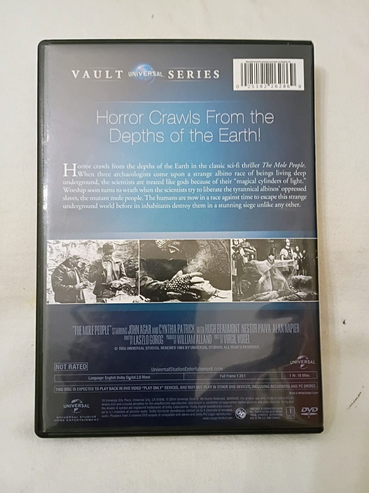 The Mole People Dvd Movie 1956 John Agar Cynthia Patrick