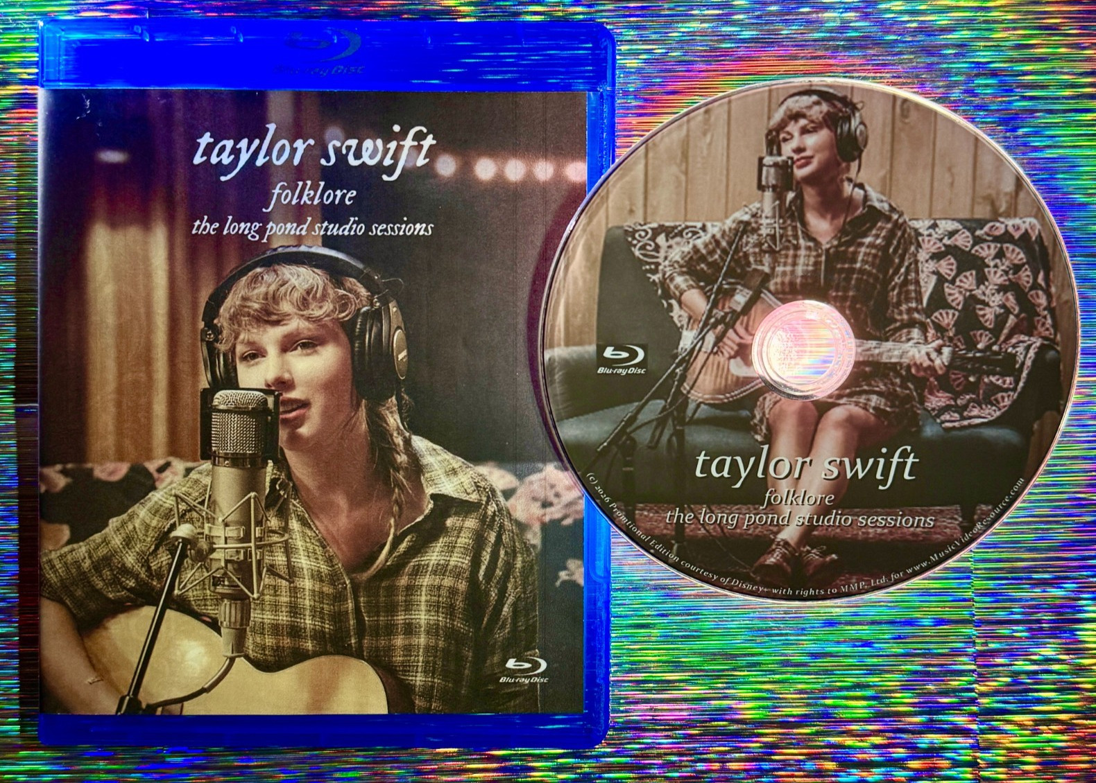 TAYLOR SWIFT FOLKLORE THE LONG POND STUDIO SESSIONS BLU-RAY NEW SEALED