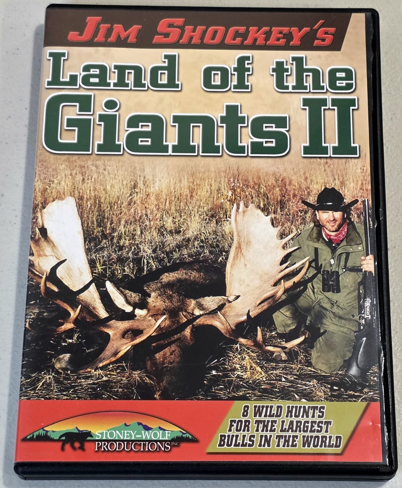Jim Shockeys Land of the Giants II DVD 8 Wild Moose Hunts Largest Bulls in World