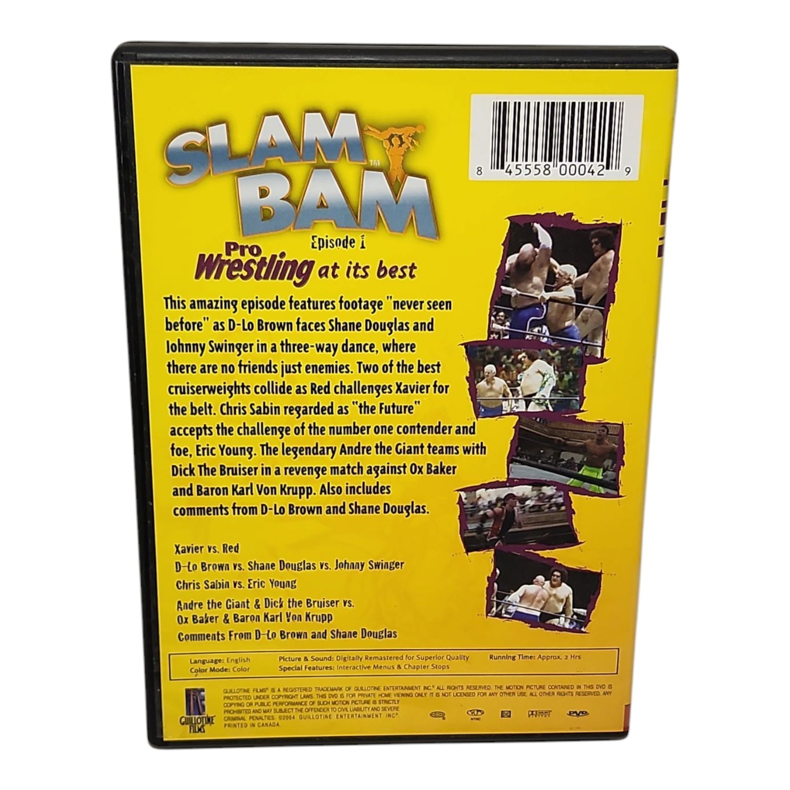 Slam Bam Episode 1 – Andre The Giant And More (DVD, 2005) Pro Wrestling