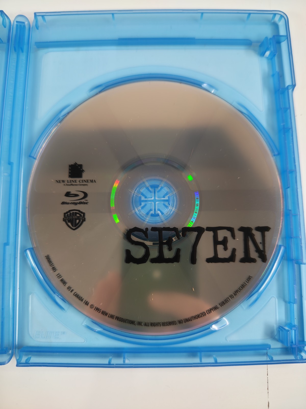 Seven (Blu-ray Disc, 1995, Se7en) GUC TESTED!