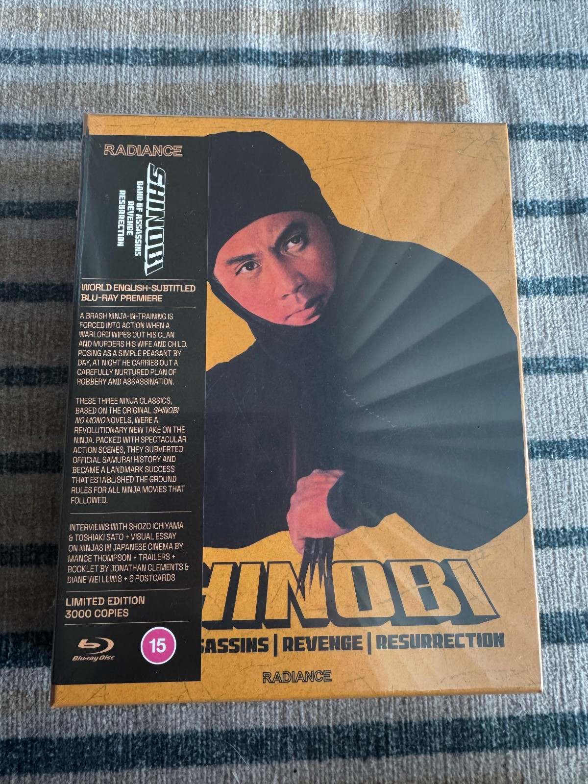 Shinobi Volume 1 Radiance Films Limited Edition Blu-Ray Box Set NEW SEALED OOP