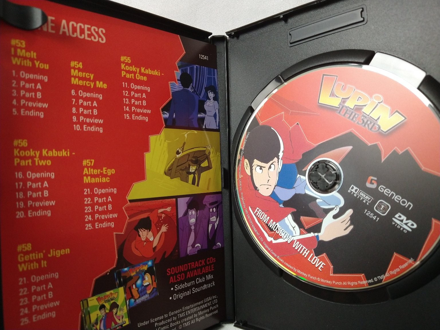 Lupin the 3rd From Moscow With Love DVD 150 Min English Japanese