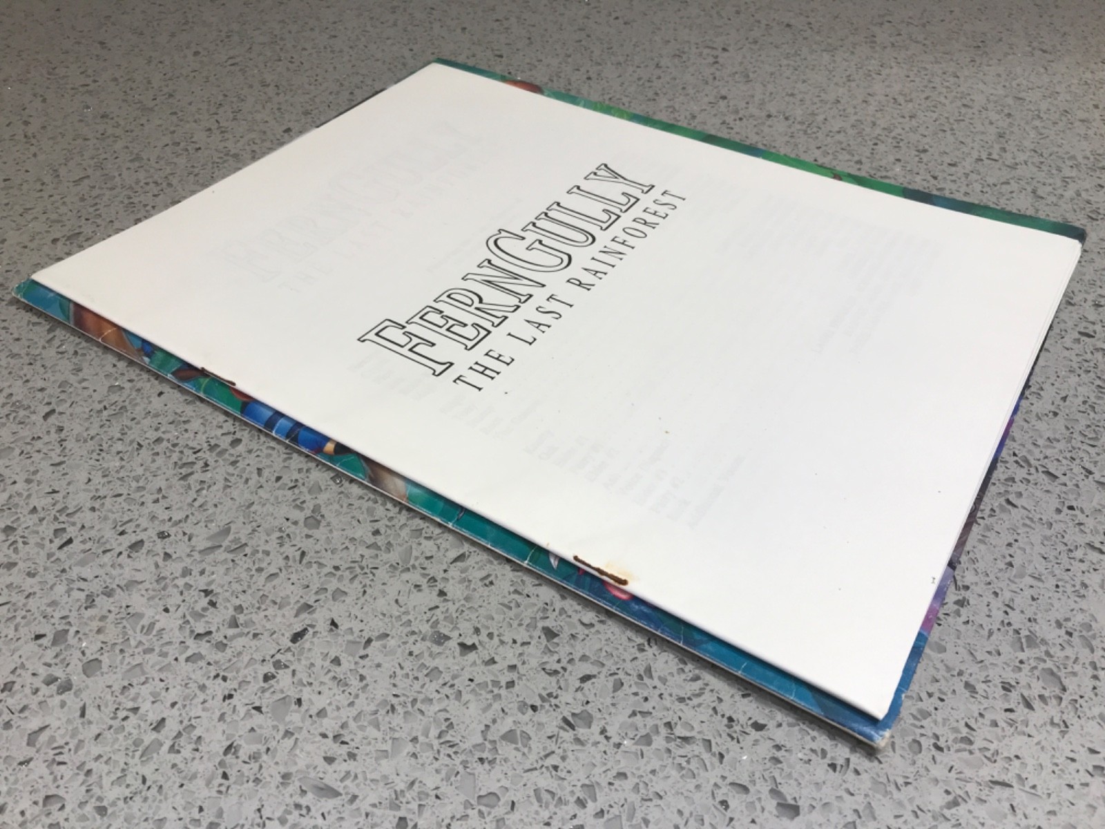 FernGully The Last Rainforest (1992) PRESS KIT FOLDER with Production Notes