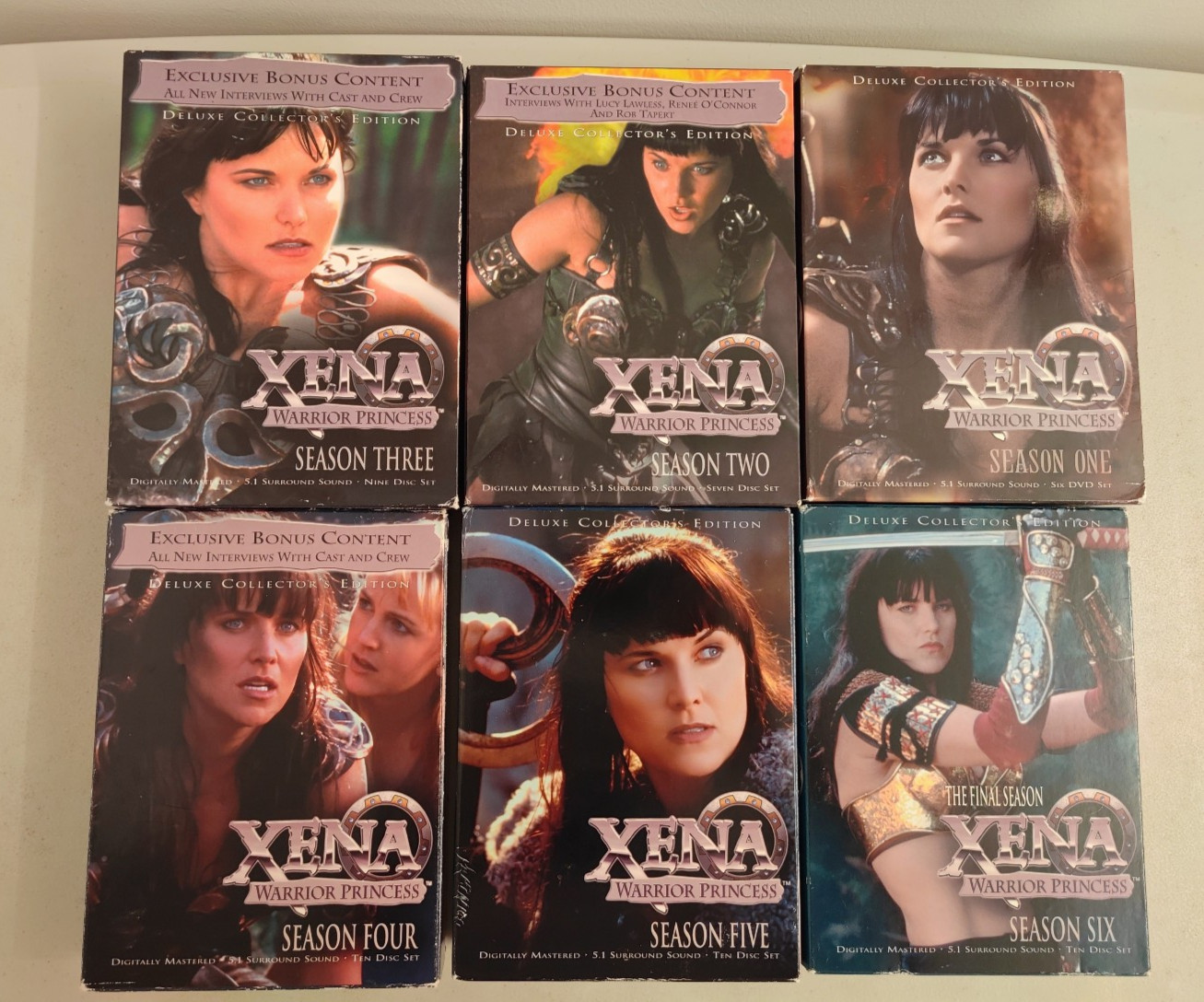 Xena Warrior Princess Complete Deluxe DVD Seasons 1-6 *READ DESCRIPTION*