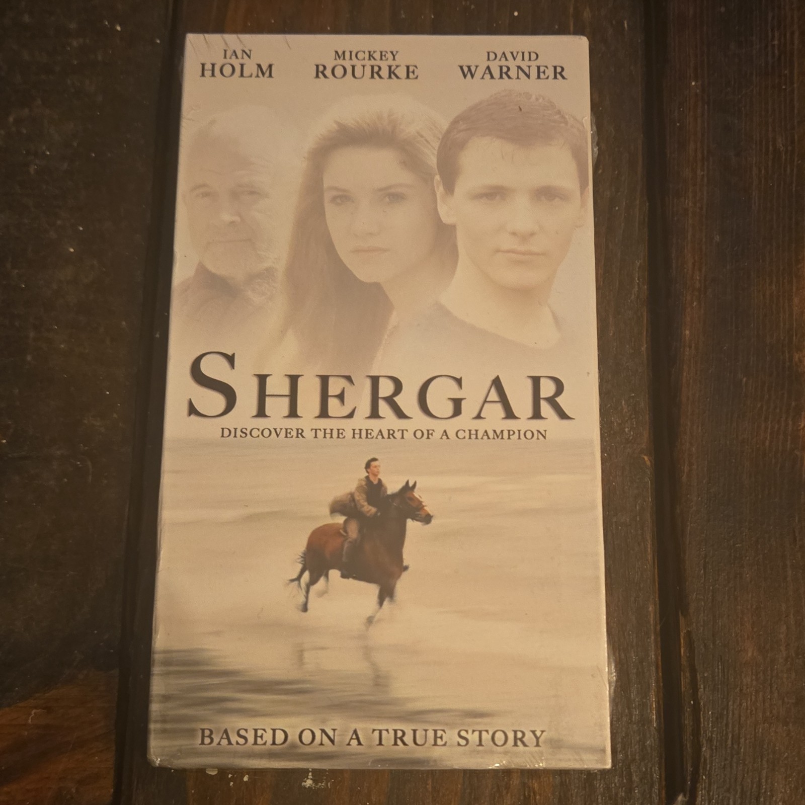 **SEALED** Home Video Shergar VHS Drama Ian Holm Mickey Rourke True Story