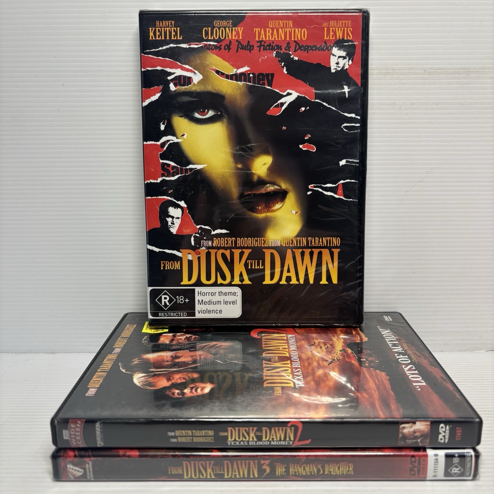 From Dusk Till Dawn DVD Trilogy 1 2 3 R18+ Region 4 Free Postage