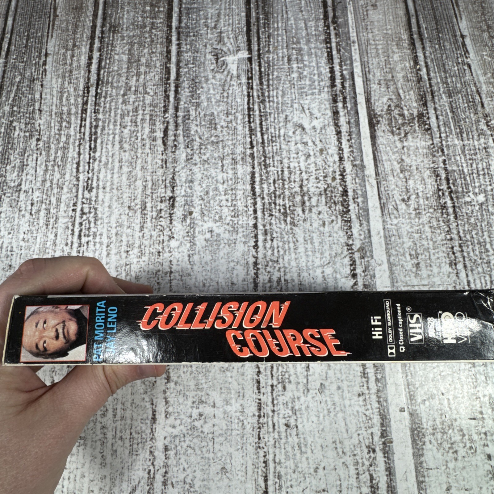 Collision Course VHS 1992 HBO Video Comedy Movie Pat Morita Jay Leno