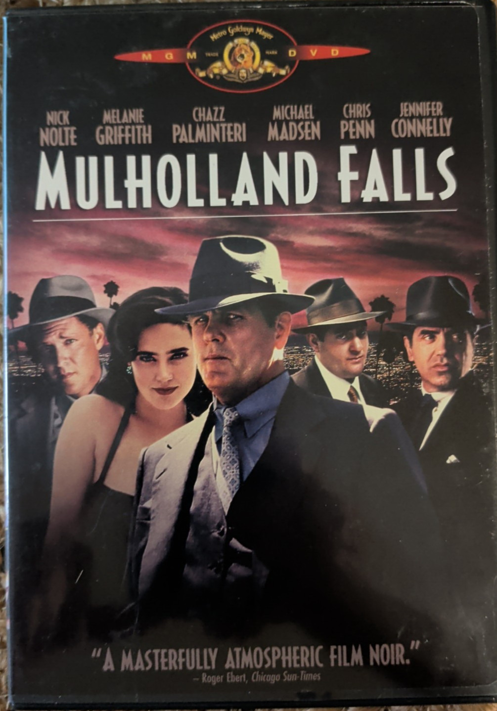 Mulholland Falls DVD Nick Nolte Chazz Palminteri Flipper Crime Neo Noir MGM