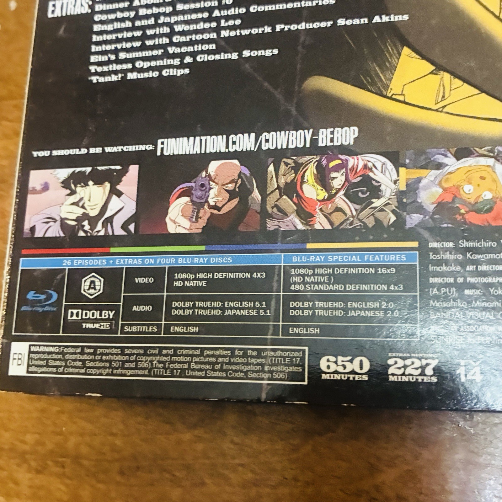 Cowboy Bebop: Complete Series (Blu-ray) with Slip Cover
