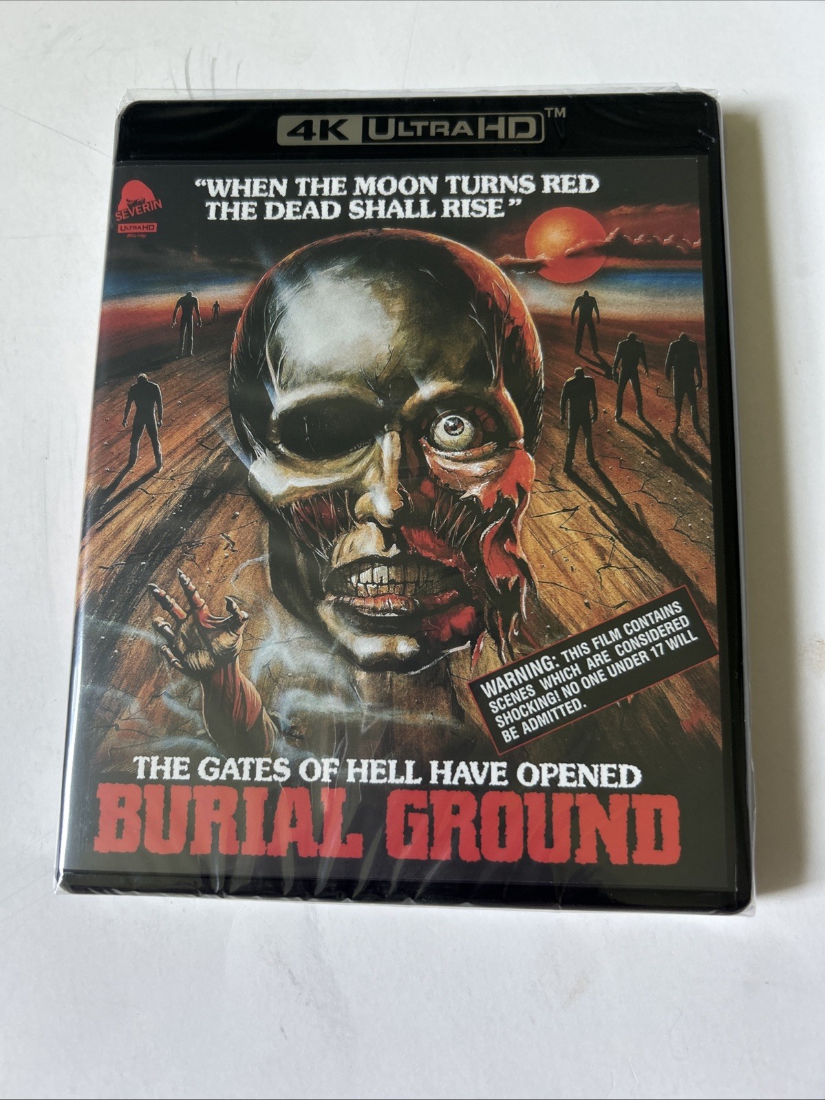 Severin 4K UHD Burial Ground Blu-ray-slipcover-2 disc-Andrea Bianchi-bonus-NEW