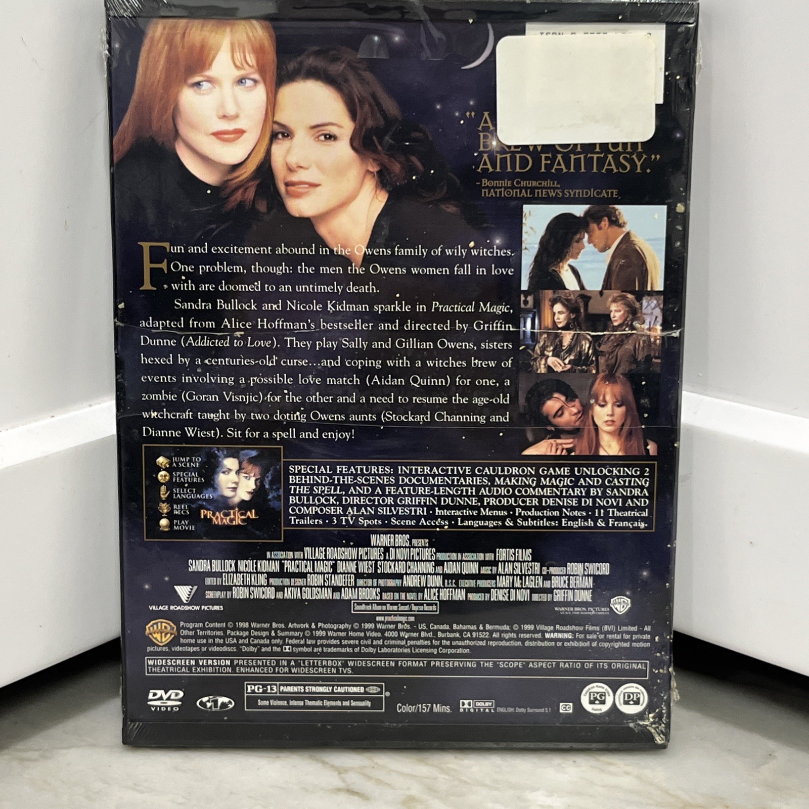 Practical Magic (DVD, 1998)Factory Sealed Brand New Sandra Bullock Nicole Kidman