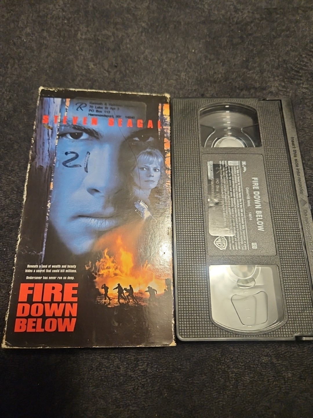 Fire Down Below VHS Steven Seagal