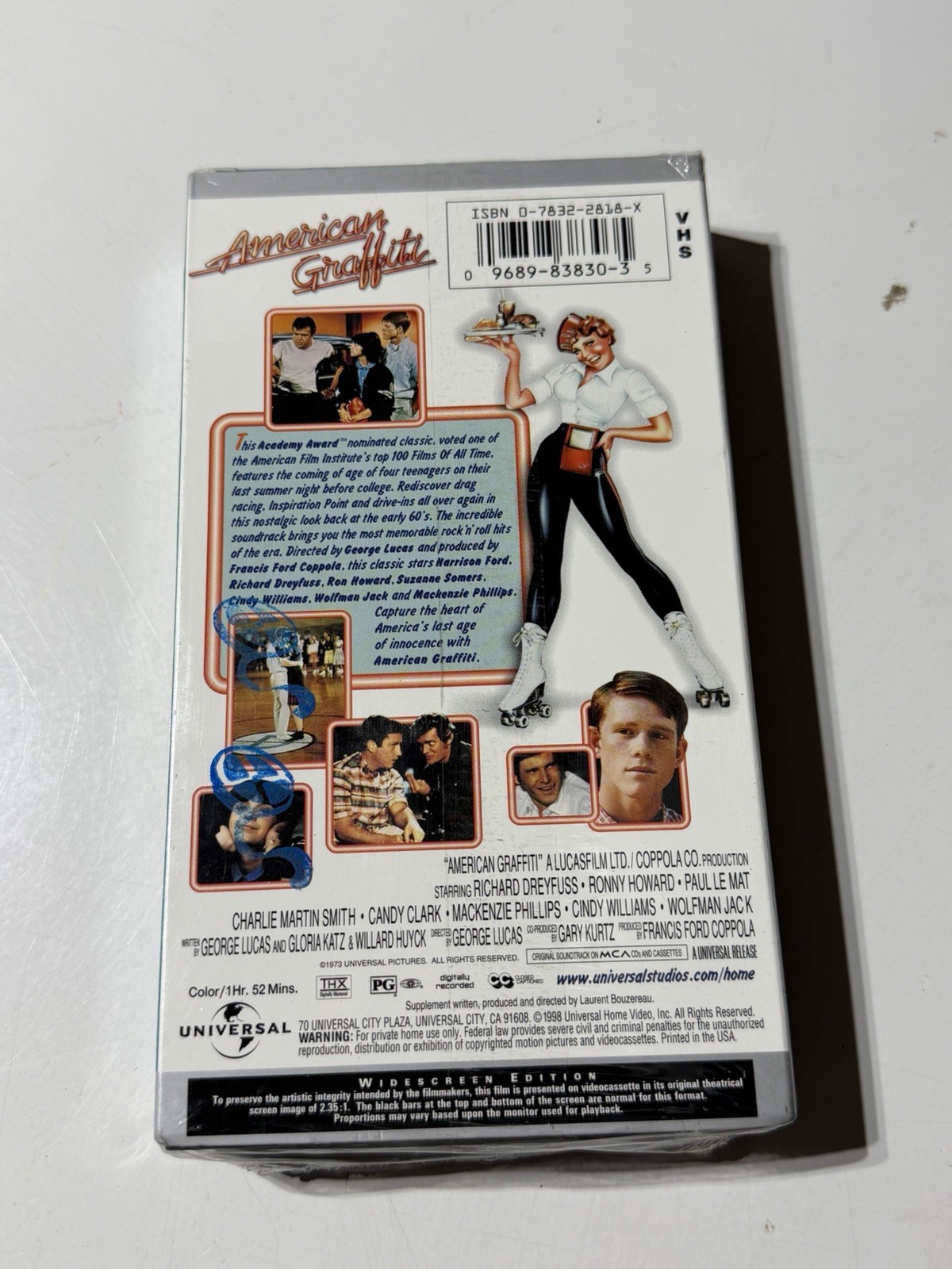 American Graffiti VHS 1998 Special Edition Video New Sealed