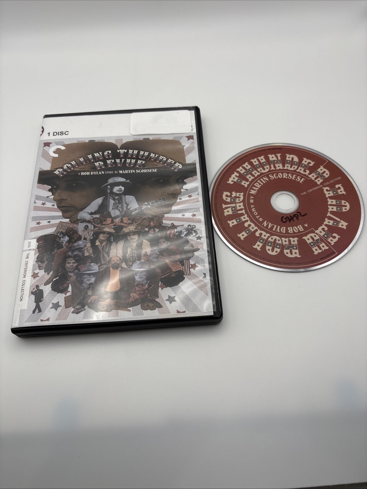 Rolling Thunder Revue: Bob Dylan Martin Scorsese DVD Criterion EX-LIBRARY