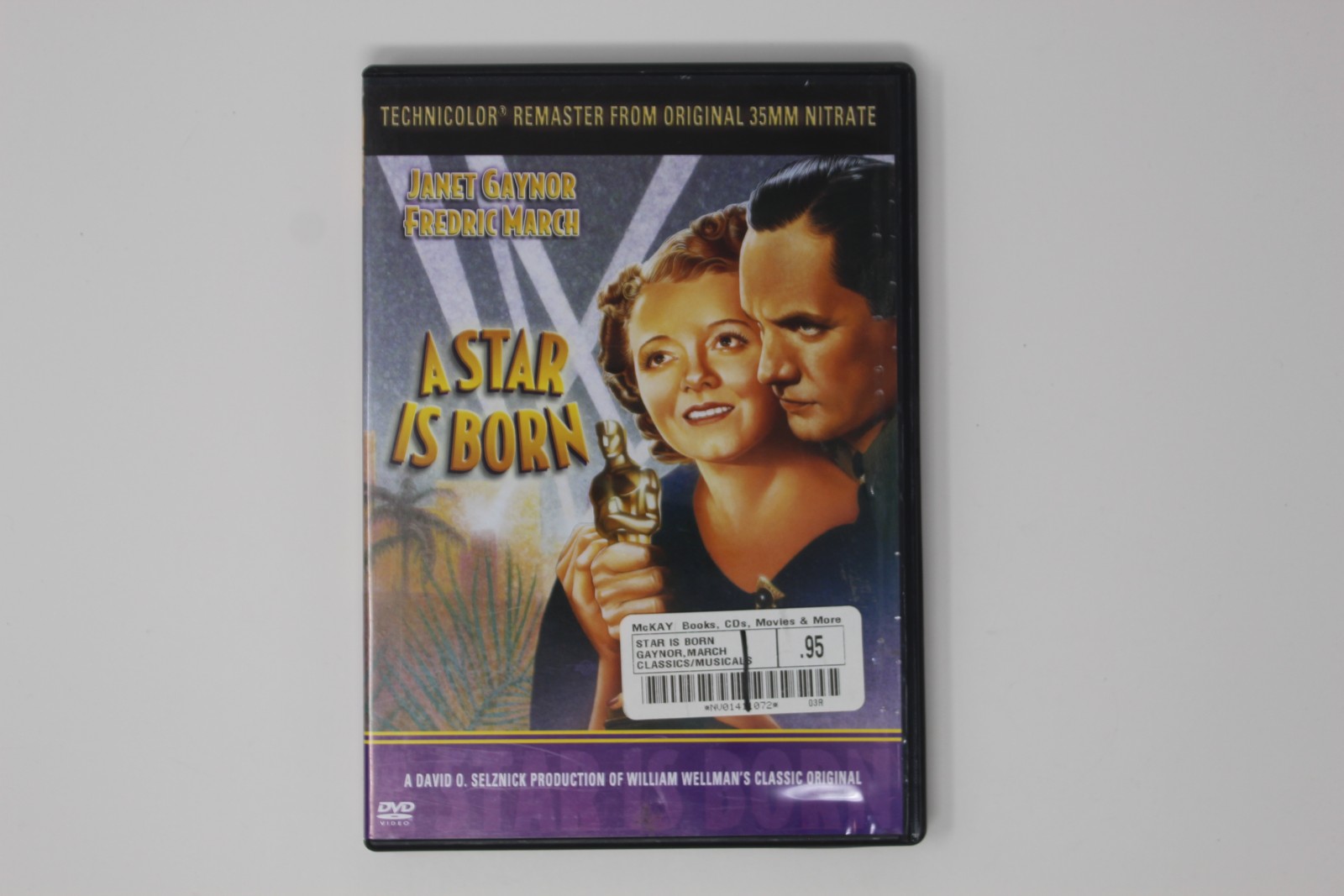 A Star Is Born DVD Janet Gaynor Fredric March Technicolor Remaster
