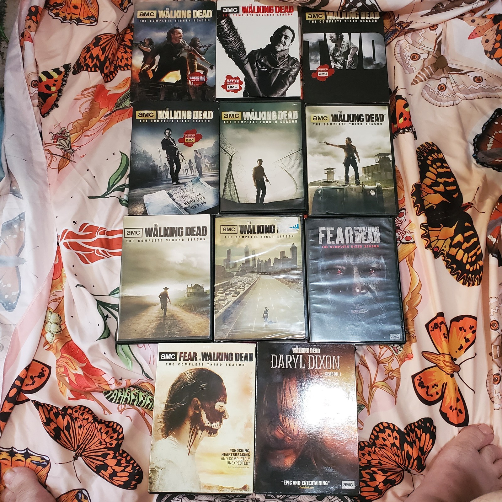 The Walking Dead Seasons 1-8, Fear The Walking Dead S3 & S6, Daryl Dixon S1 DVD