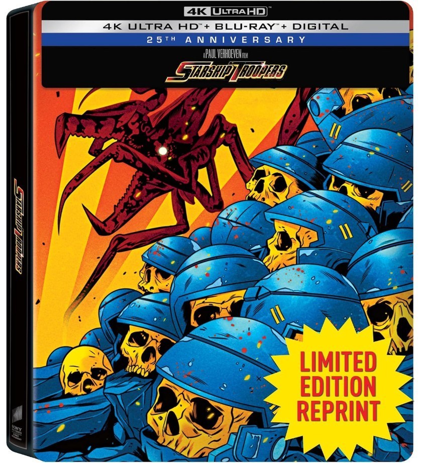 Starship Troopers (1997) 25th Anniversary Limited Steelbook 4K UHD+Blu-ray – OOP