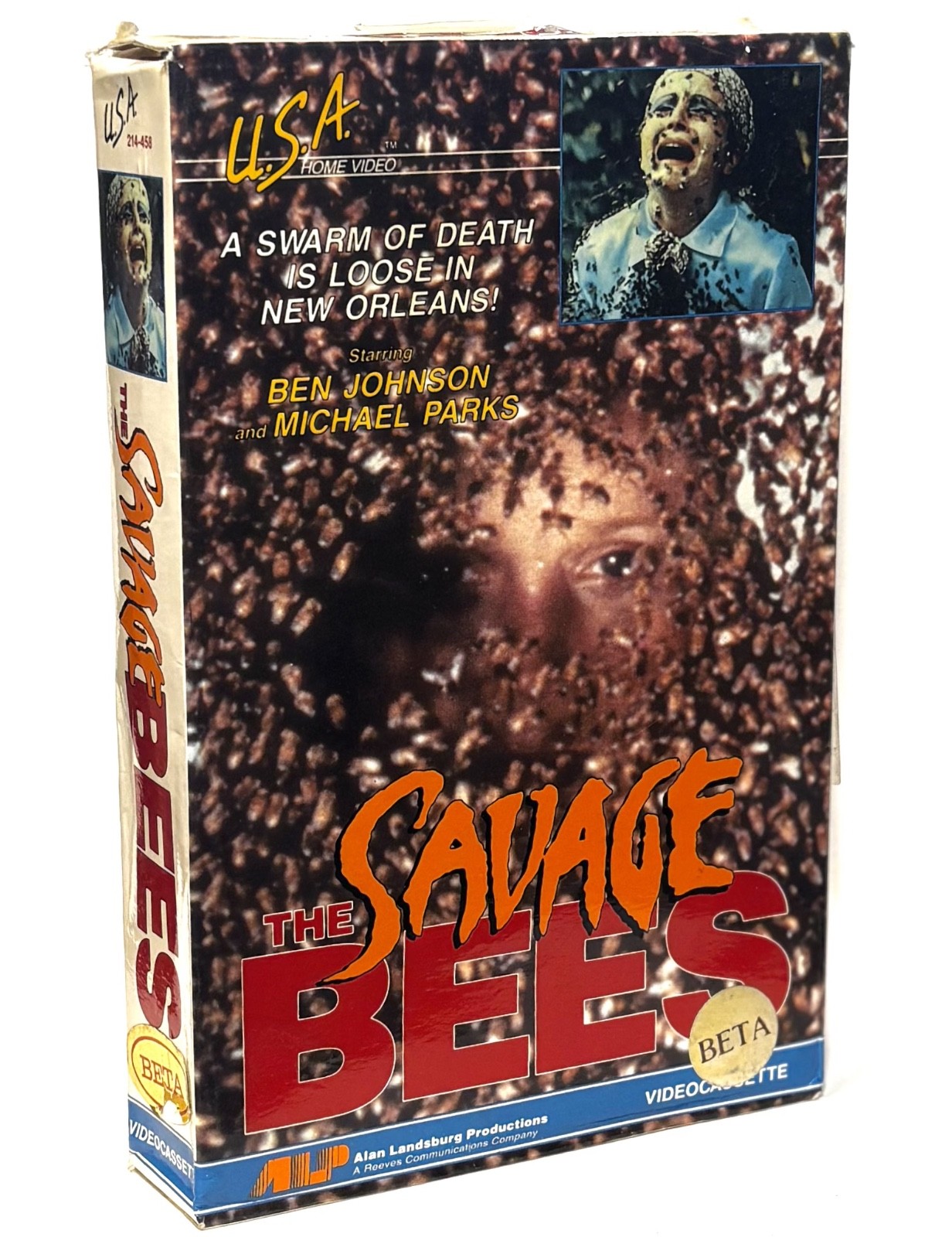 The Savage Bees (Betamax, 1985) Big Box Cult Horror Michael Parks Ben Johnson