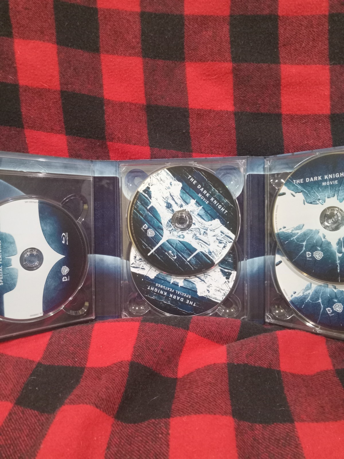 The Dark Knight Trilogy Blu-ray 6-Disc Set with Slipbox And Booklet