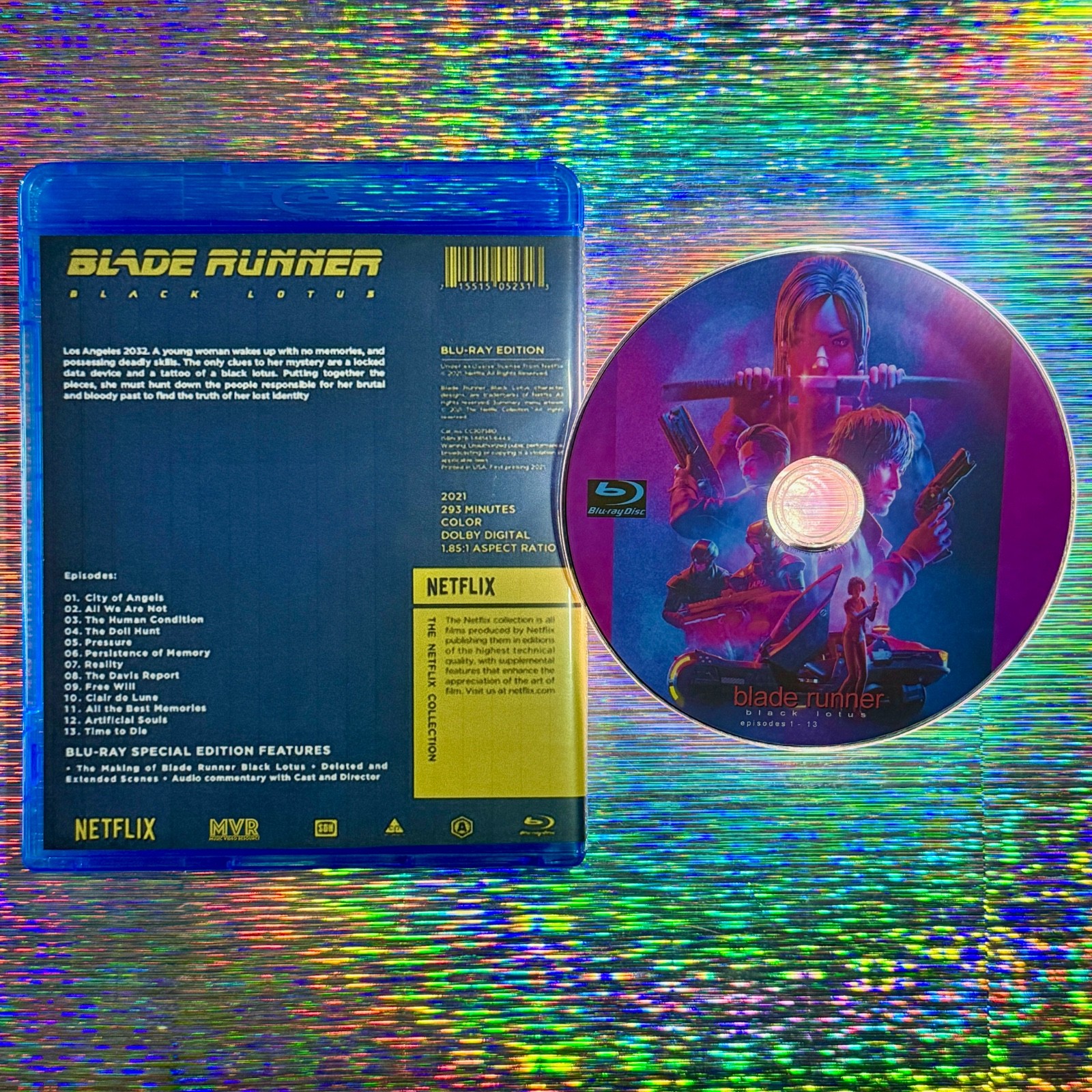BLADE RUNNER BLACK LOTUS Blu-ray All 13 Episodes FULL 1080p HD USA SELLER