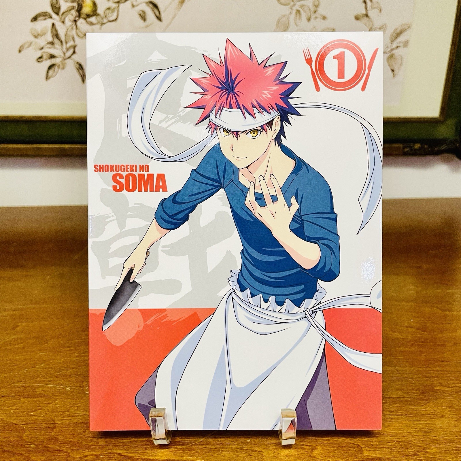 Food Wars Shokugeki No Soma Vol. 1 Episodes 1-3 Blu-Ray w/Soundtrack Japanese Ed