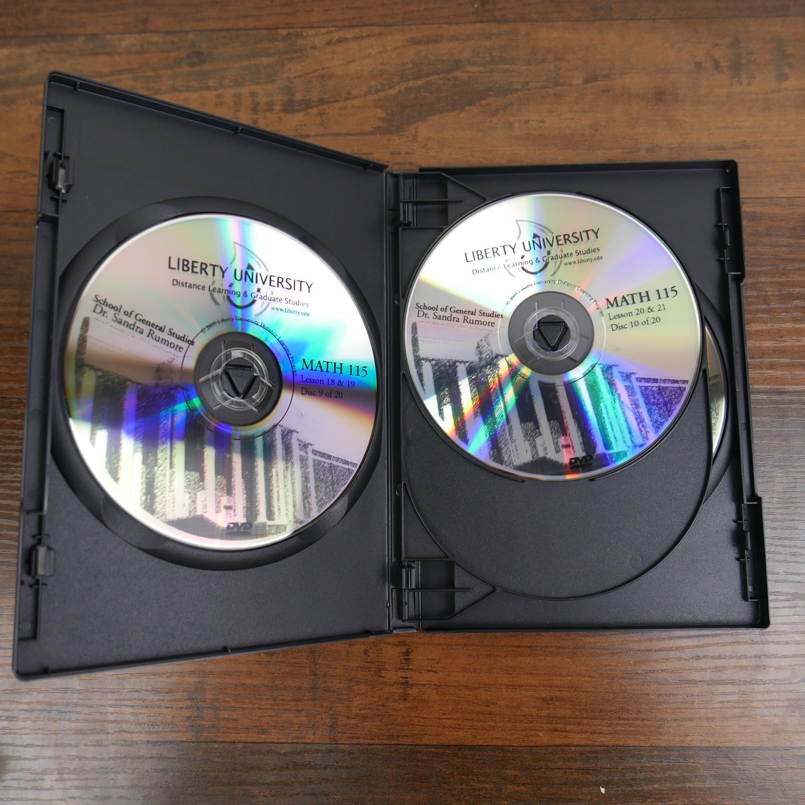 Liberty University General Studies Distance Learning Program DVD Math 115 Rumore