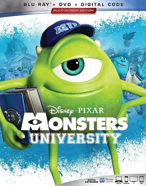Monsters University (Multi-Screen Edition) [Blu-ray + DVD + Digi] BRAND NEW!