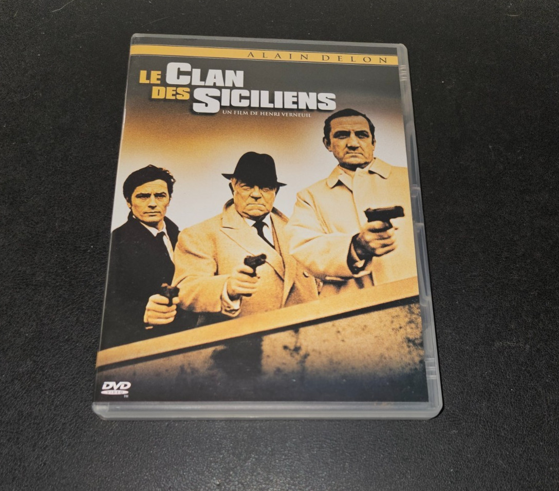 Le Clan Des Siciliens (DVD, 1969) Alain Delon Rare French Crime Region 2 PAL