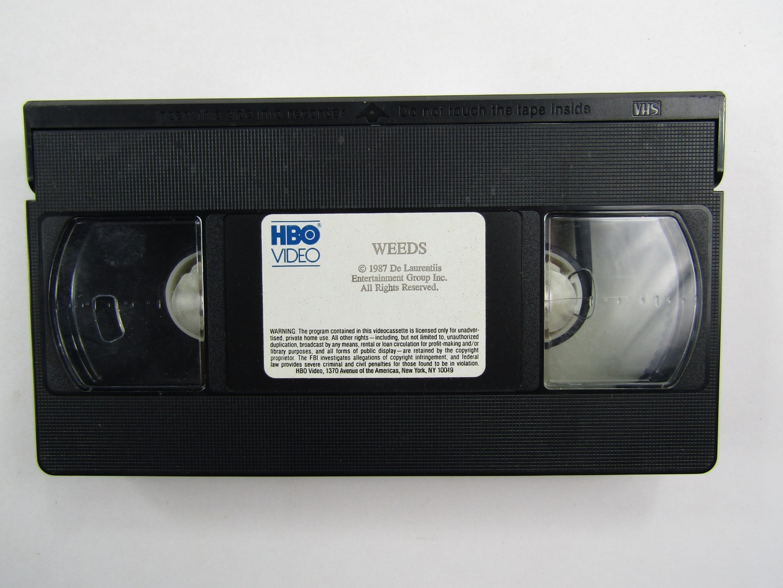 VTG Weeds VHS Hard Case Nick Nolte HBO Video 1987 Drama Cult