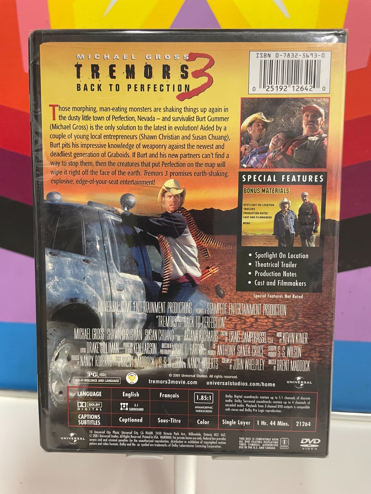 Tremors 3 – Back to Perfection DVD Michael Gross NEW