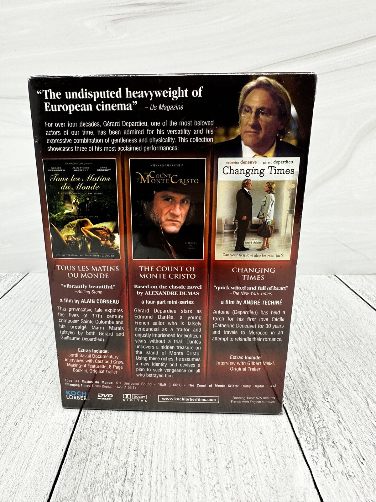 The Gerard Depardieu Collection 3 Film 5 Disc DVD Set Rare Brand New Sealed