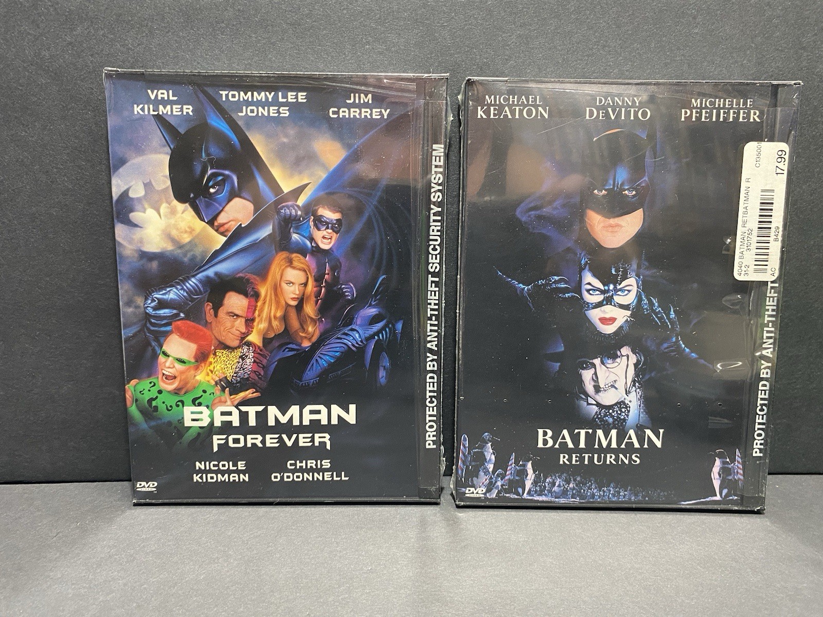 Batman Returns + Batman Forever Brand New Sealed SnapBack Cases Set Of 2