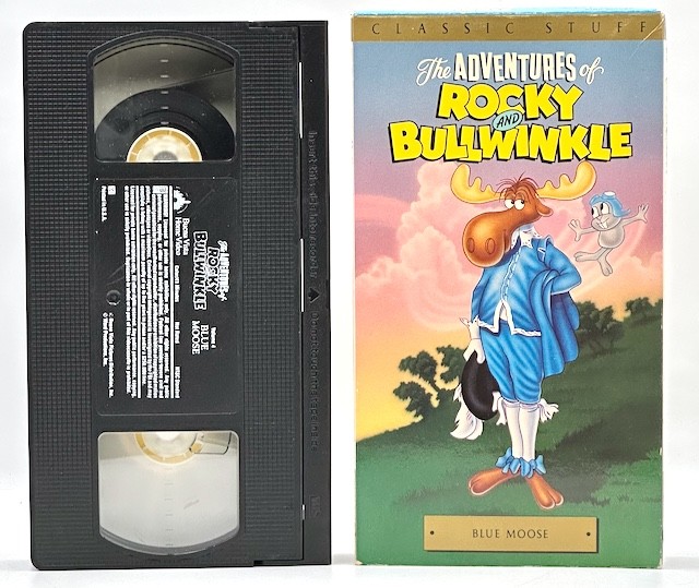 Adventures of Rocky and Bullwinkle VHS Lot Complete 1-8 Buena Vista Boxed Set