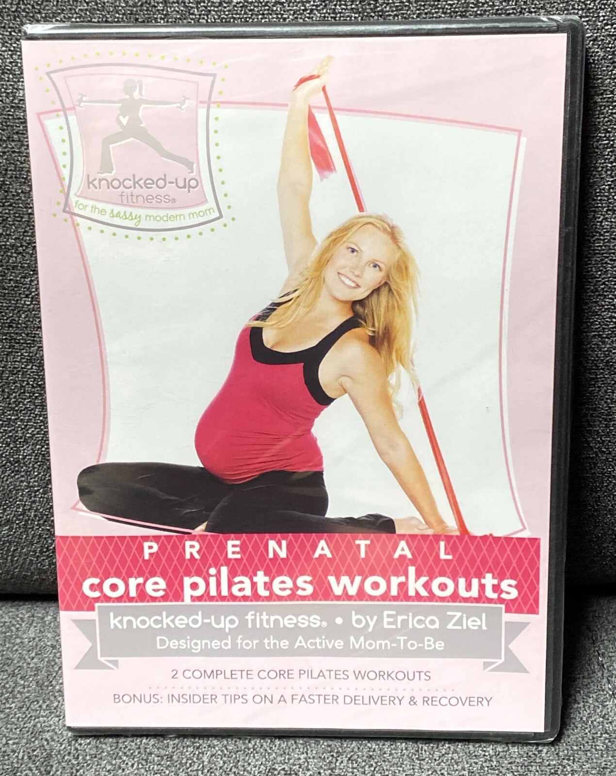 PRENATAL CORE PILATES WORKOUT – Erica Ziel KNOCKED UP FITNESS DVD NEW/SEALED