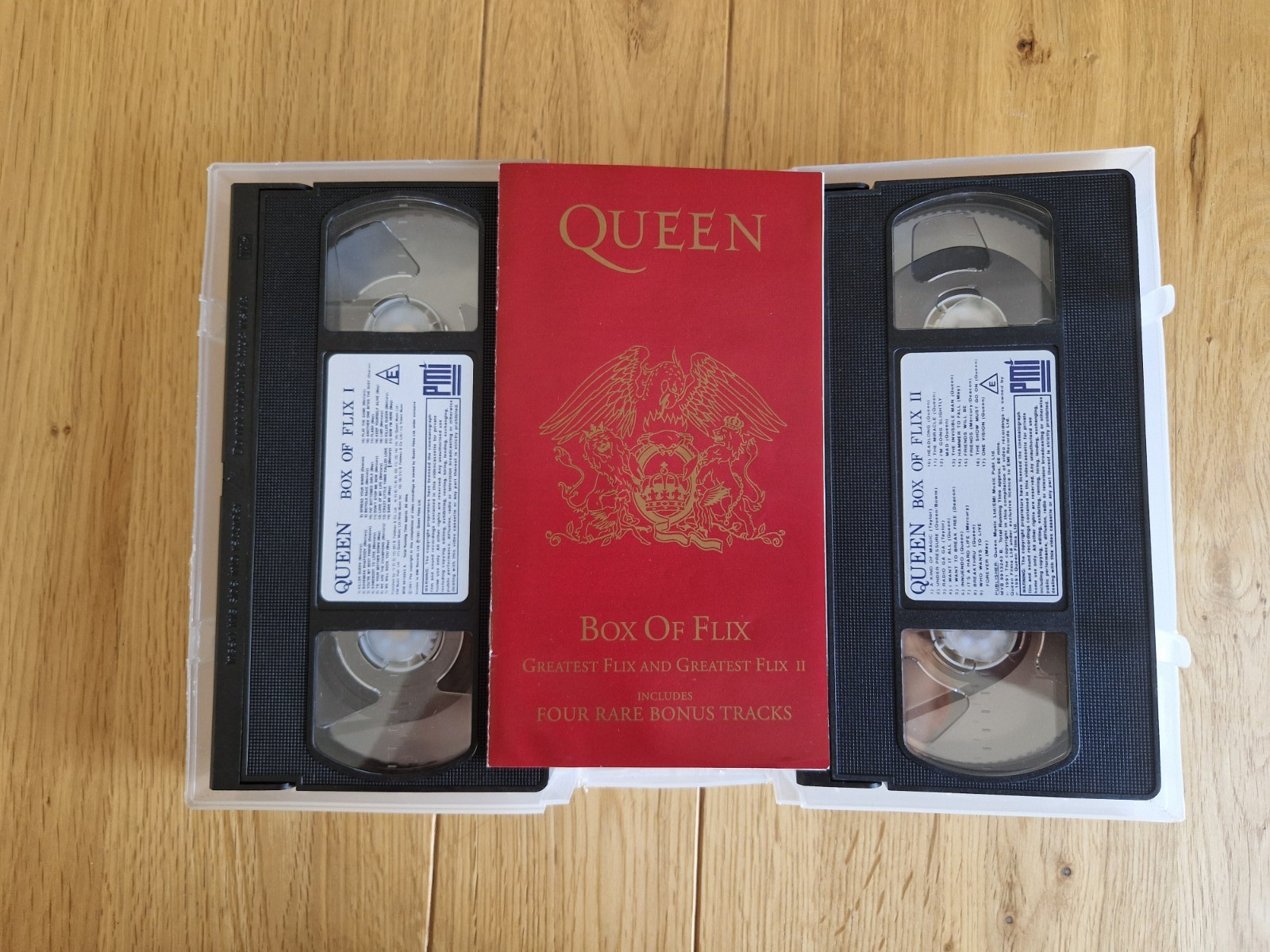 Queen Box Of Flix Greatest Flix & Greatest Flix II VHS 1991 PAL System