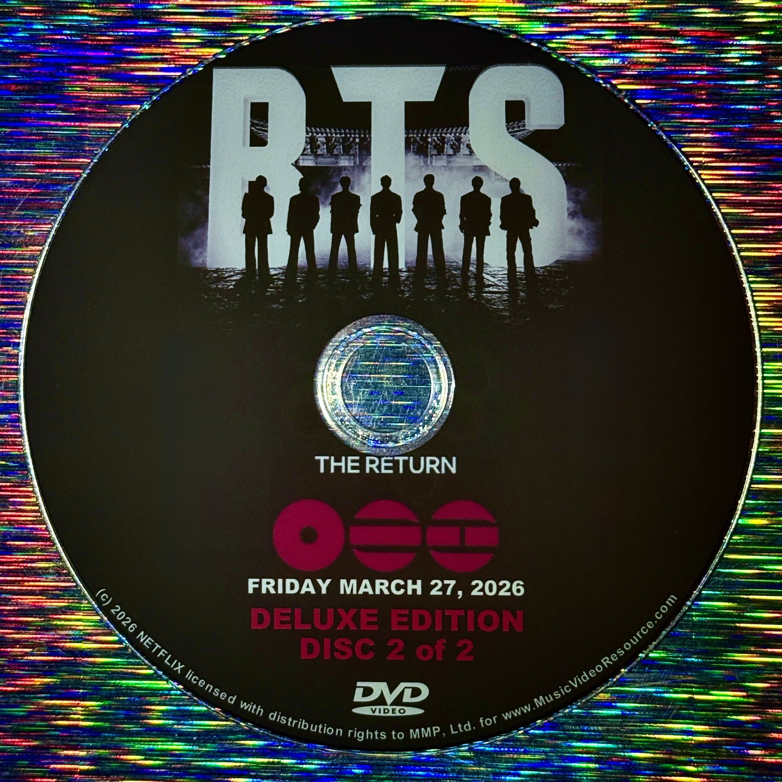 BTS COMEBACK LIVE ARIRANG 2026 DELUXE EDITION 2 DVD Set and THE RETURN DOC ARMY