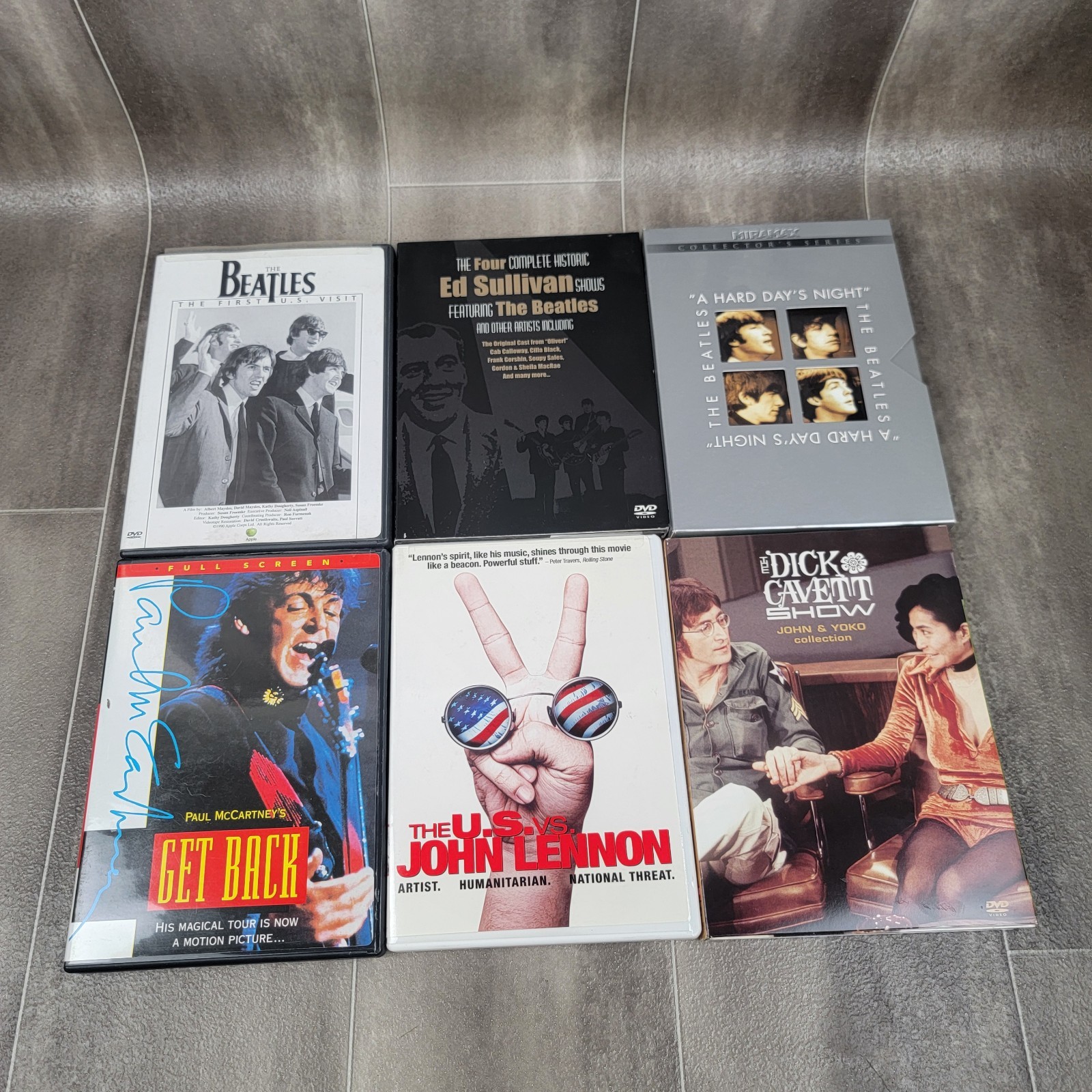 Beatles 6 DVD Lot