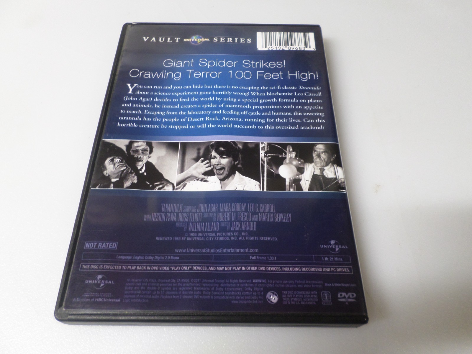 Tarantula (DVD, 1955) – JOHN AGAR