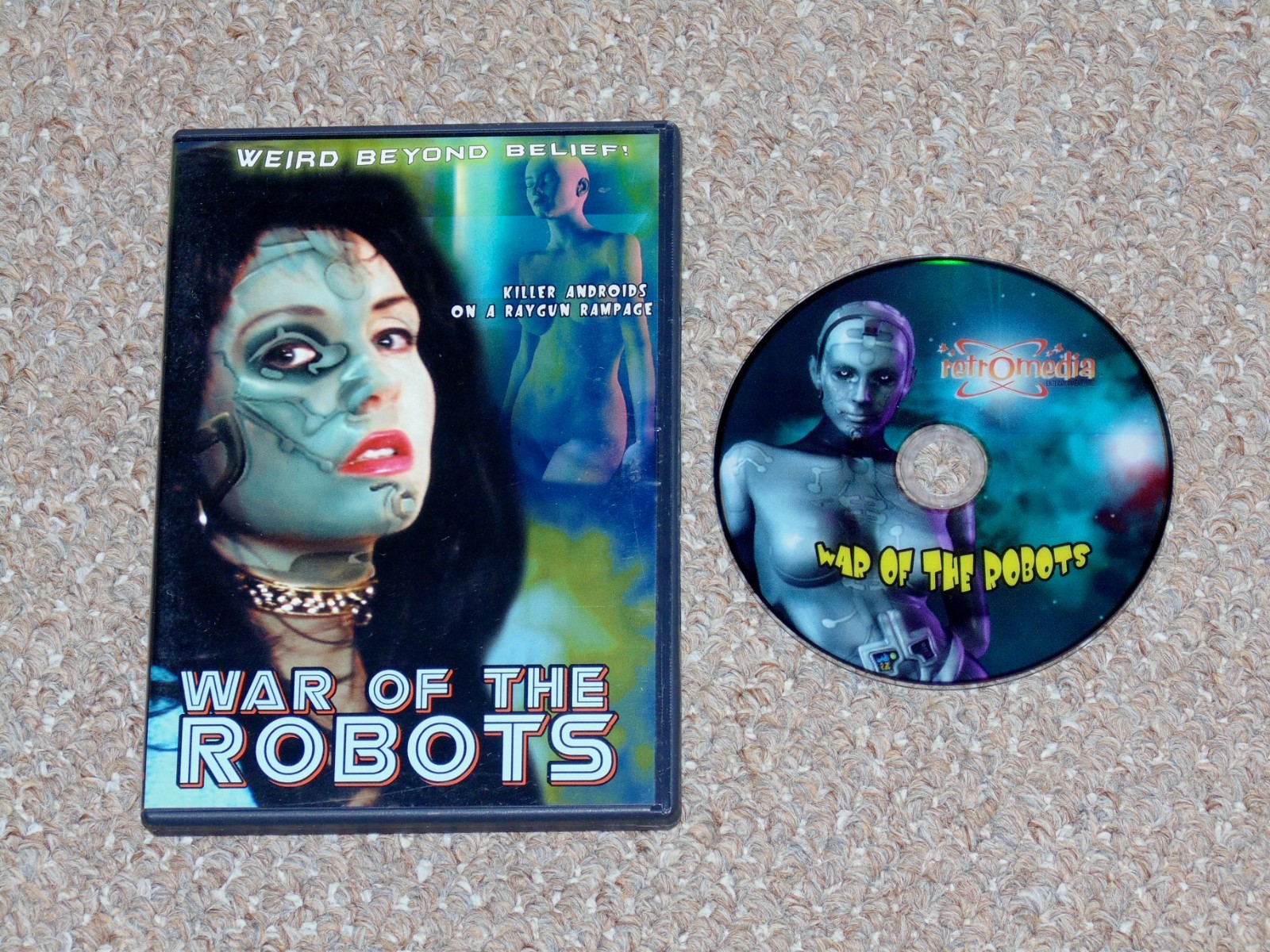 War of the Robots DVD 2002 Retromedia Alfonso Brescia Antonio Sabato