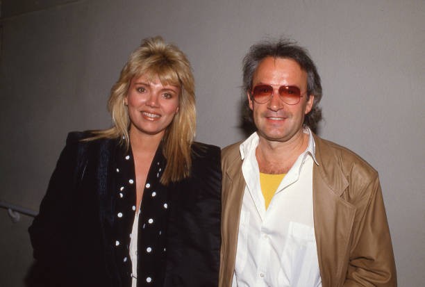 Helen St John and Giorgio Moroder March 1987 Historic 1987 Television Old Photo