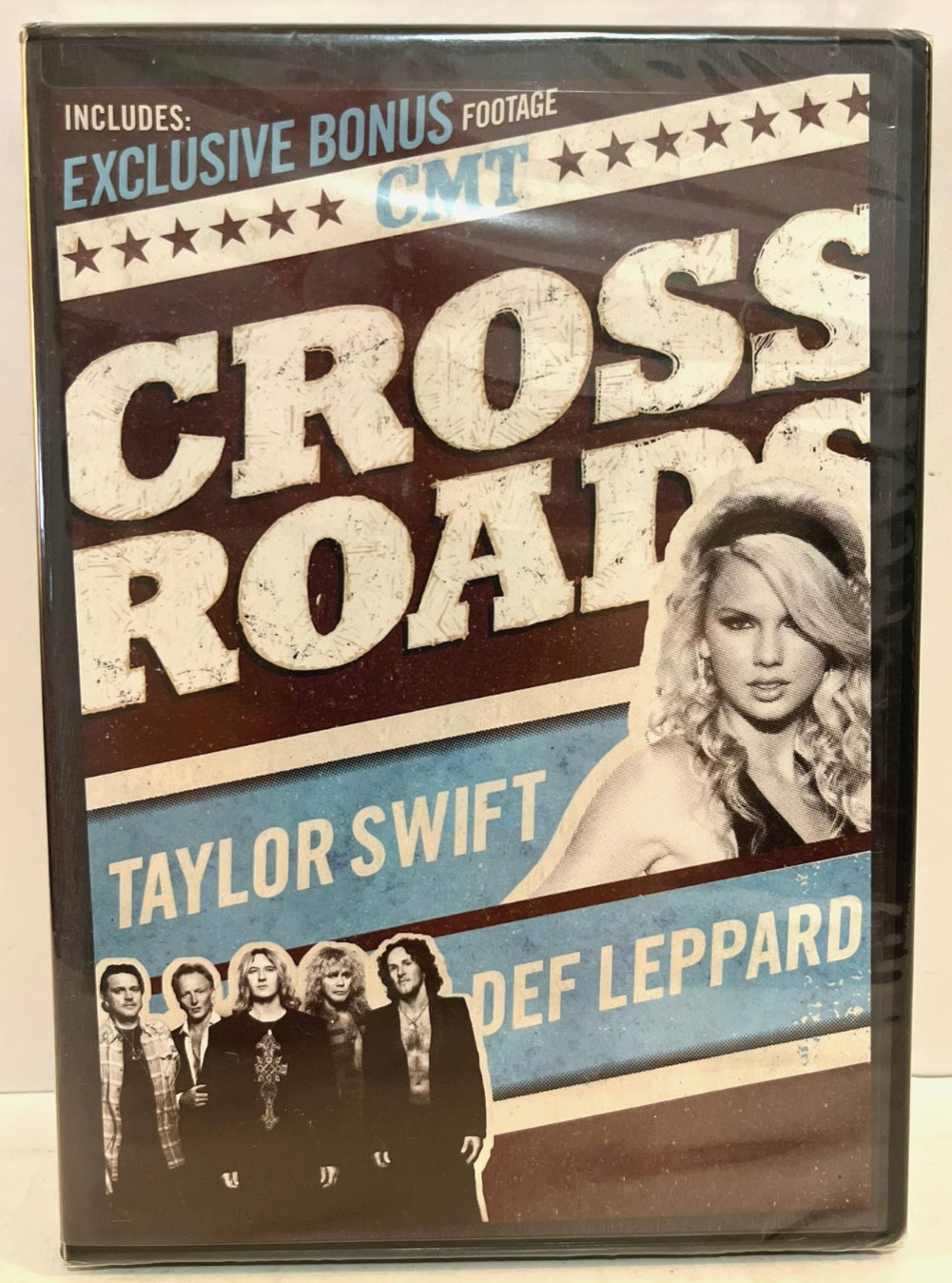 TAYLOR SWIFT & DEF LEPPARD – CMT Crossroads (2010) – DVD – NEW SEALED