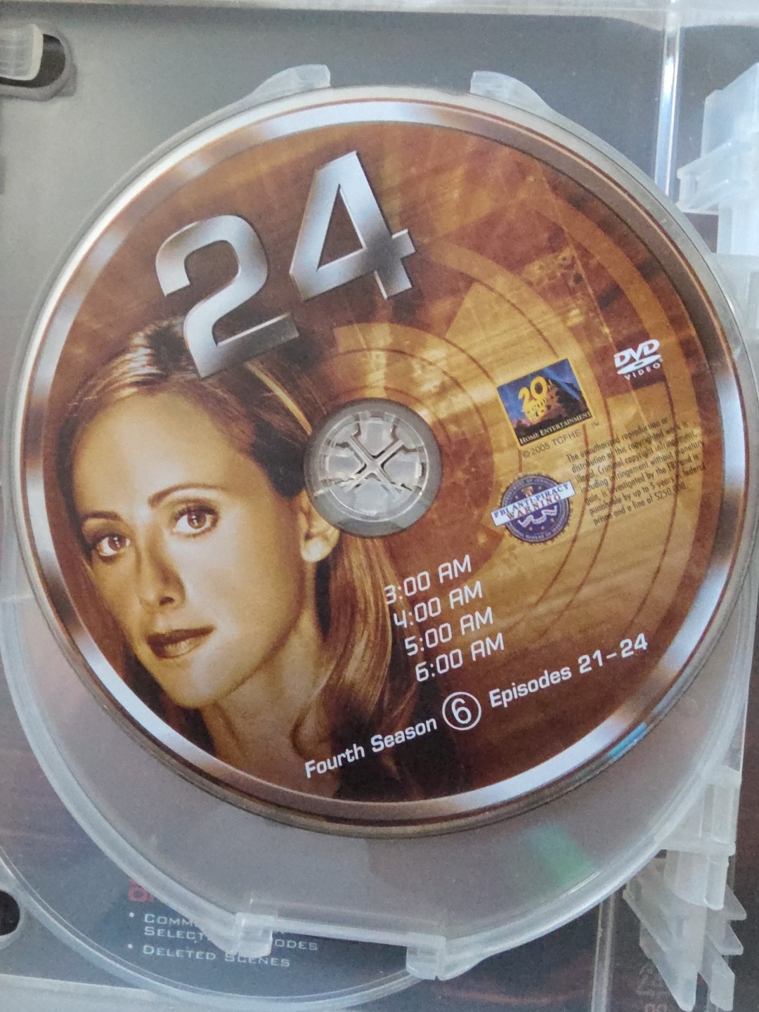 24 (2001 TV Series) DVD Jack Bauer Kiefer Sutherland Complete Fourth 4 Season