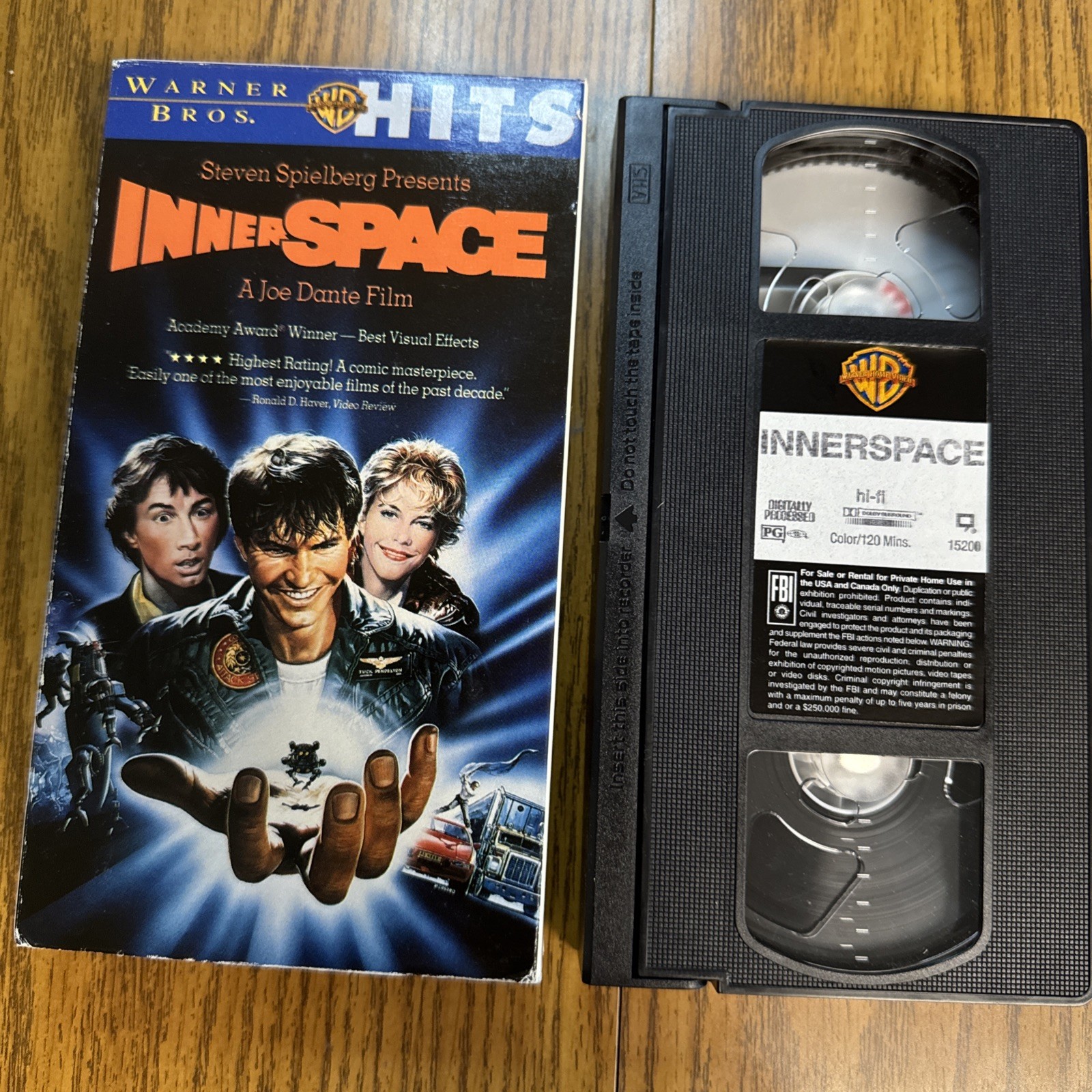 Innerspace 1987 Joe Dante Film VHS Tape 1997 Release Warner Brother