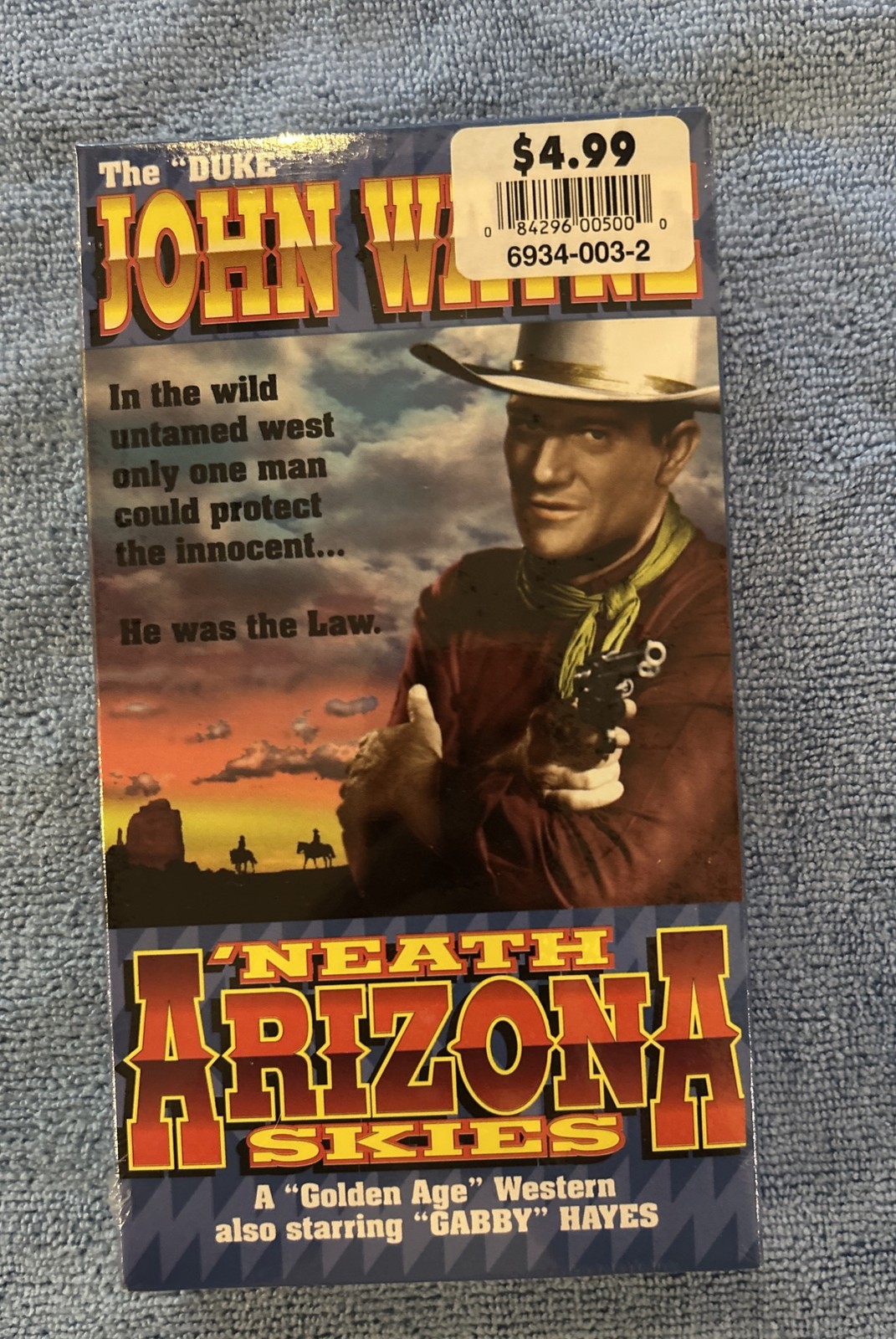 ‘Neath the Arizona Skies John Wayne VHS SEALED