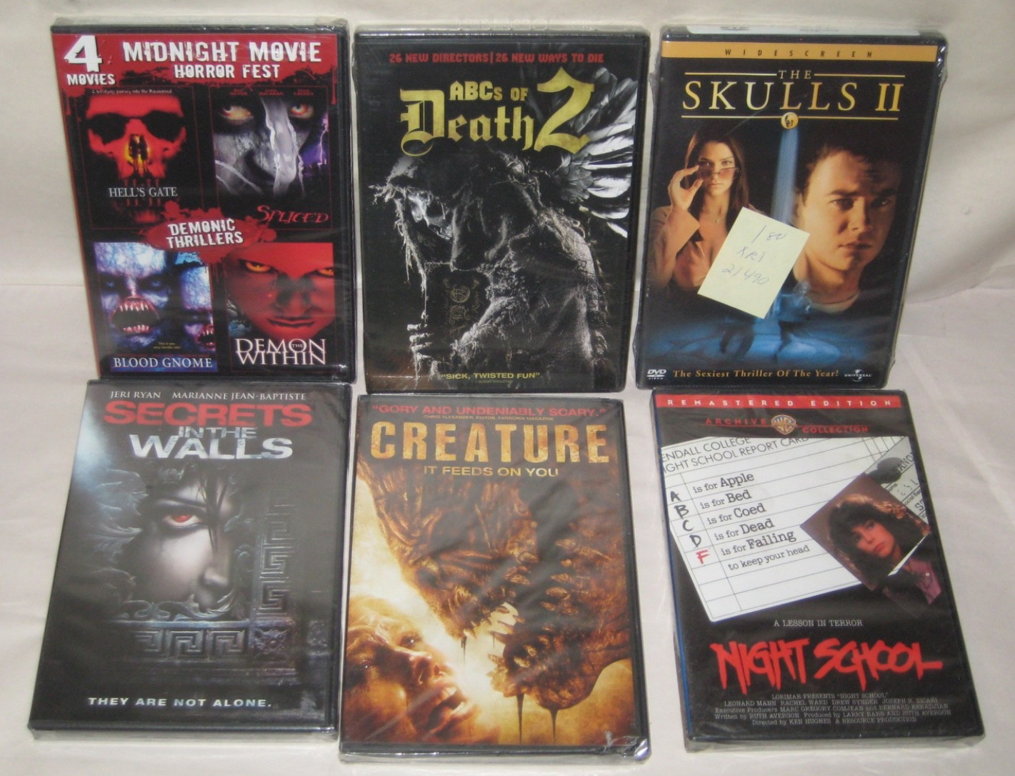 Lot of 29 Cult Classic Horror, Thriller Movie DVD’s – BRAND NEW FACTORY SEALED