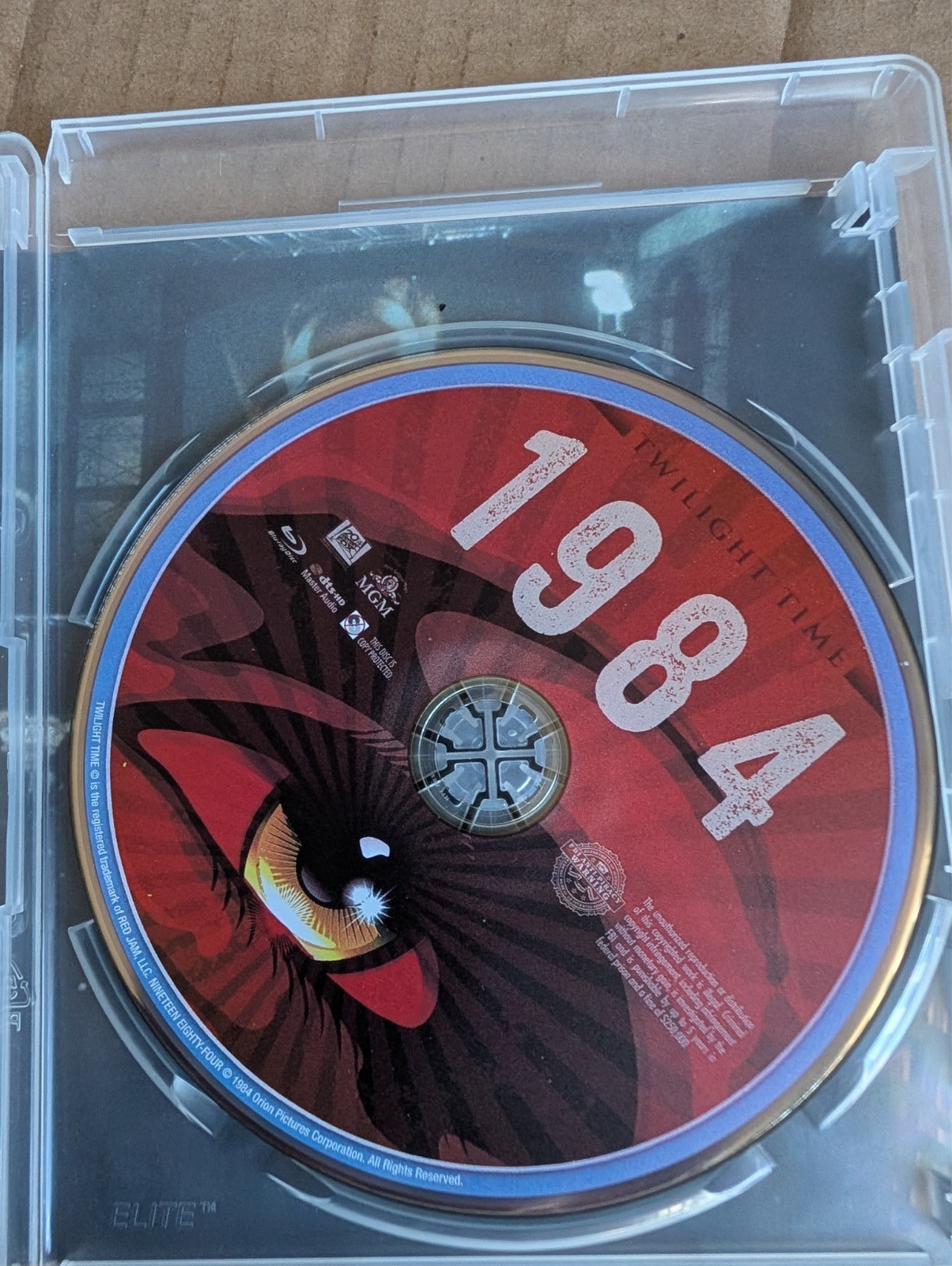 Twilight Time 1984 Blu-ray George Orwell Limited Release Booklet Rare Used