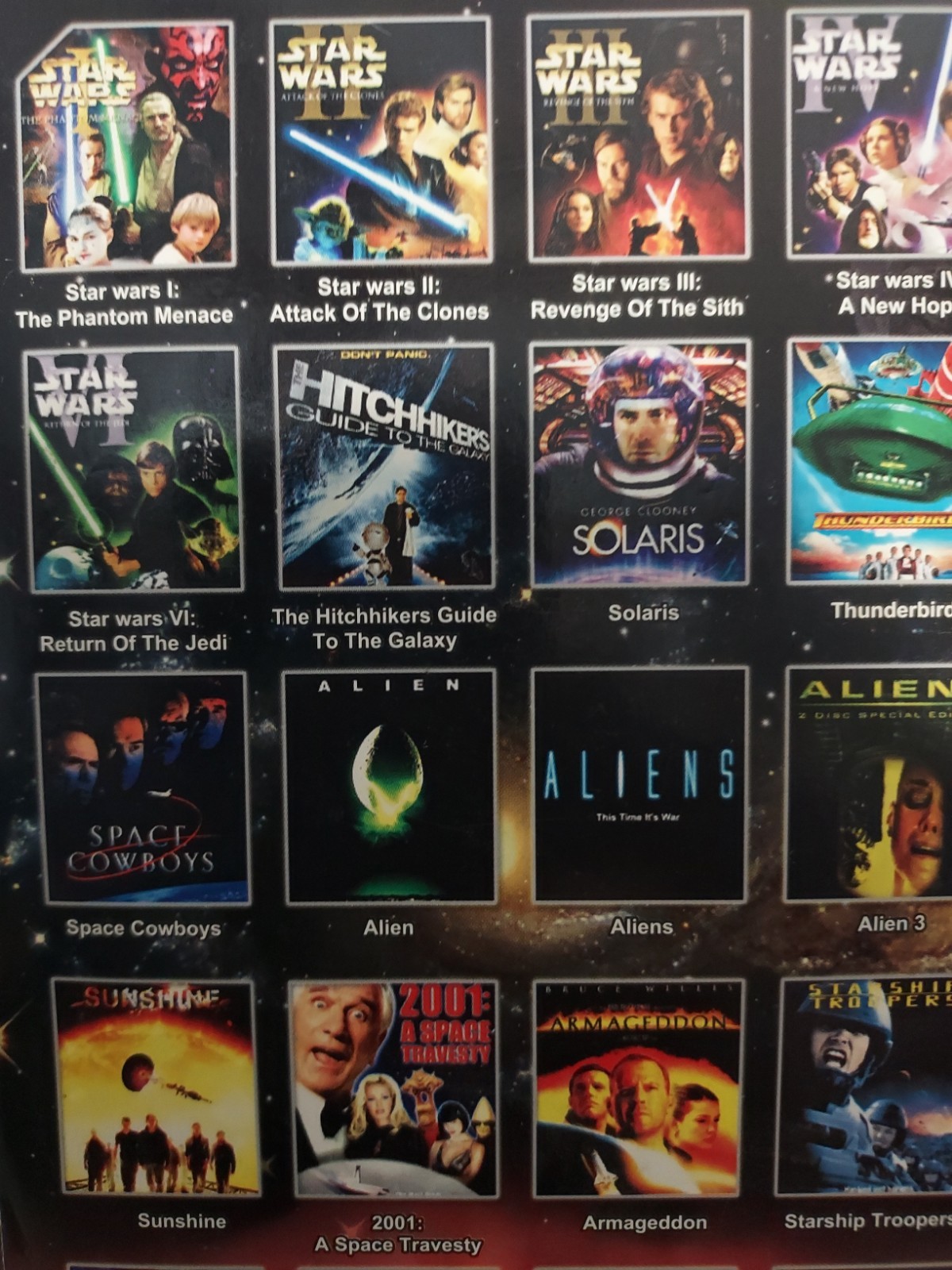 Rare Space collection 25 In 1 star wars alien starship troopers Riddick – #199