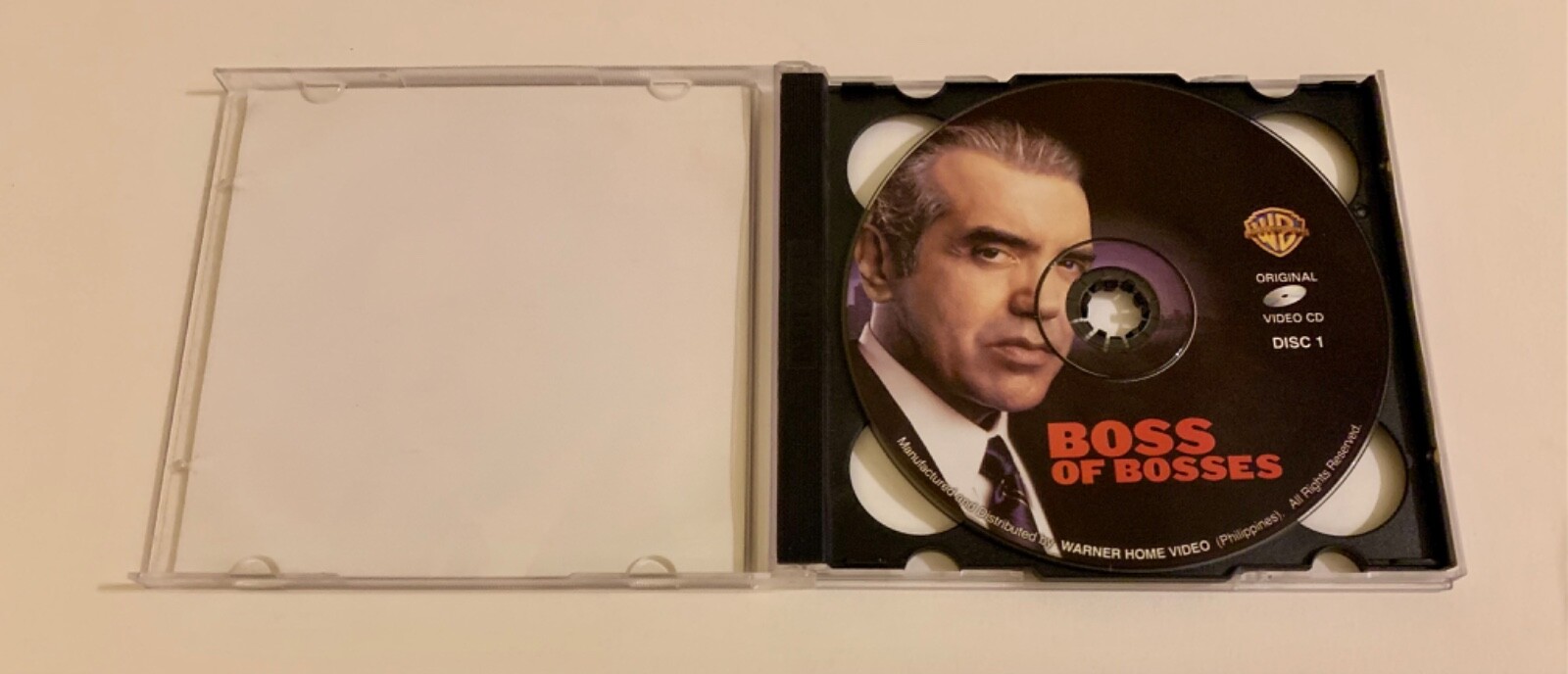 VCD Movie (Video CD) Boss Of Bosses (2 Discs) Chazz Palminteri 2001 Warner Bros.