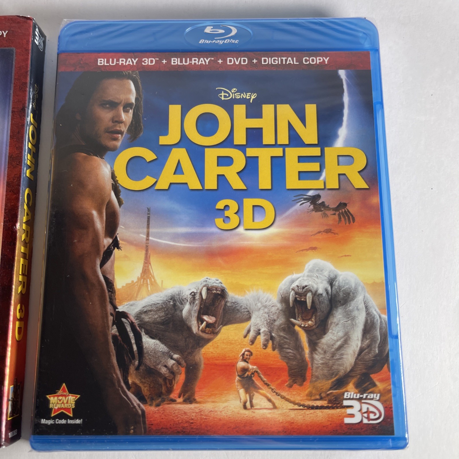 John Carter (3D Blu-ray DVD Digital Bonus) 5-Disc Best Buy Lenticular Slipcover